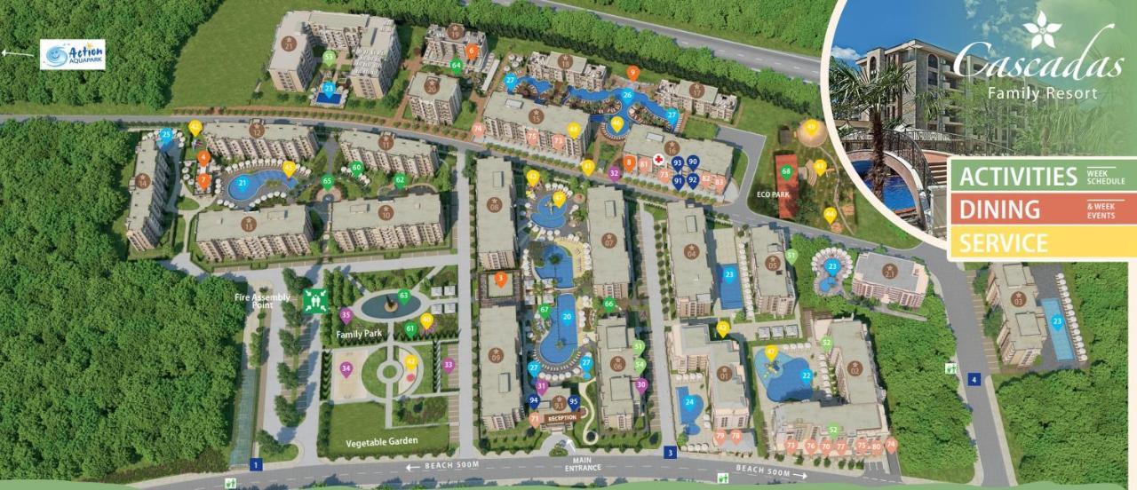 Ξενοδοχείο με διαμερίσματα Cascadas Family Resort